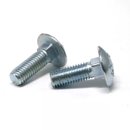 Boulon de carrosserie DIN603 zingué 8.8